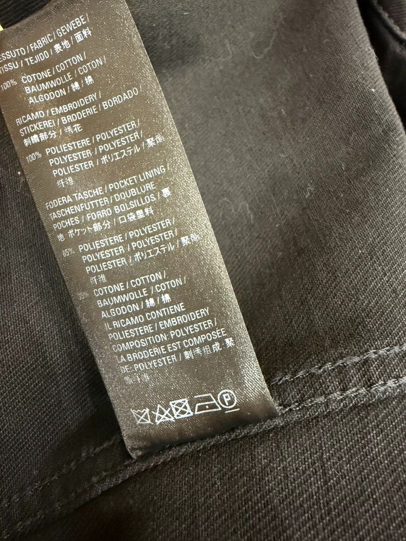Balenciaga Balenciaga Crew Black Denim Jacket - dmc Size US XS / EU 42 / 0 - 7 Thumbnail