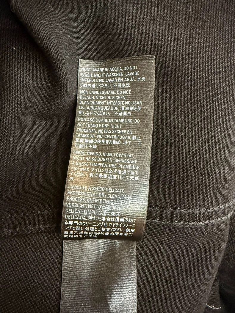 Balenciaga Balenciaga Crew Black Denim Jacket - dmc Size US XS / EU 42 / 0 - 6 Thumbnail