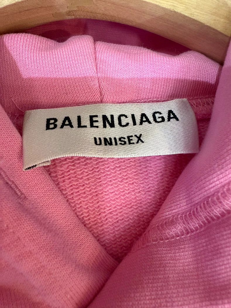 Balenciaga Balenciaga Pink Hooded Sweatshirt - dmc Size US XL / EU 56 / 4 - 4 Thumbnail