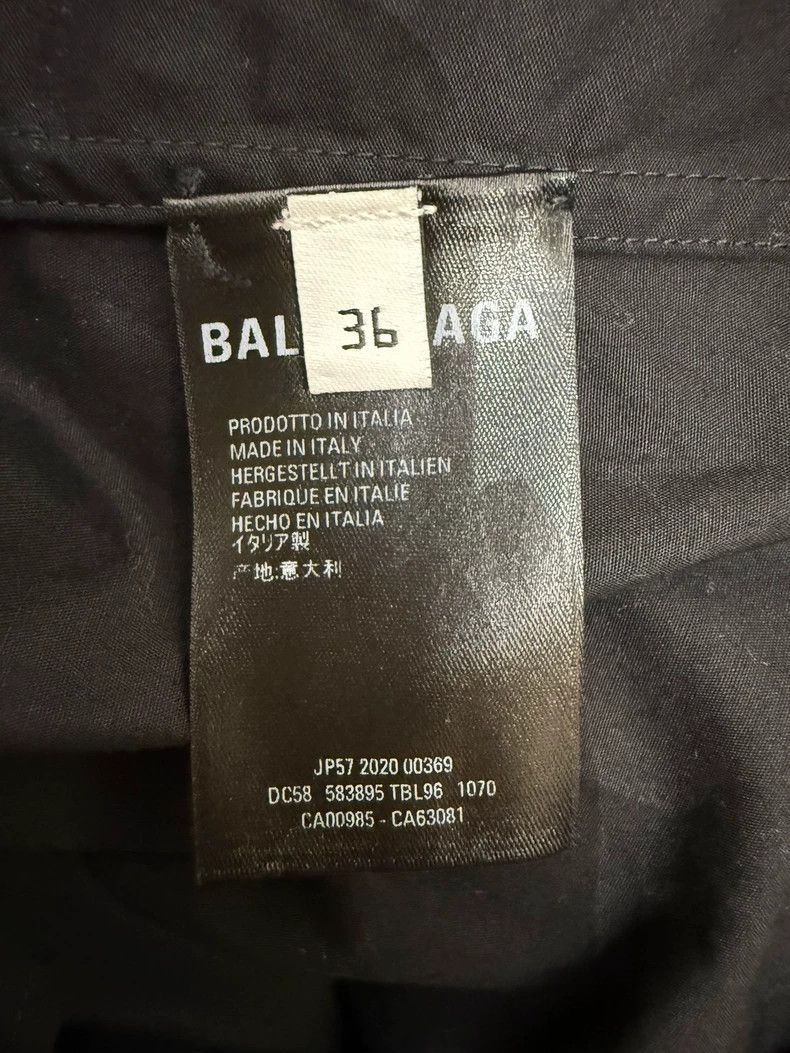 Balenciaga Balenciaga Black Logo Print Shirt - dmc Size US XS / EU 42 / 0 - 5 Thumbnail