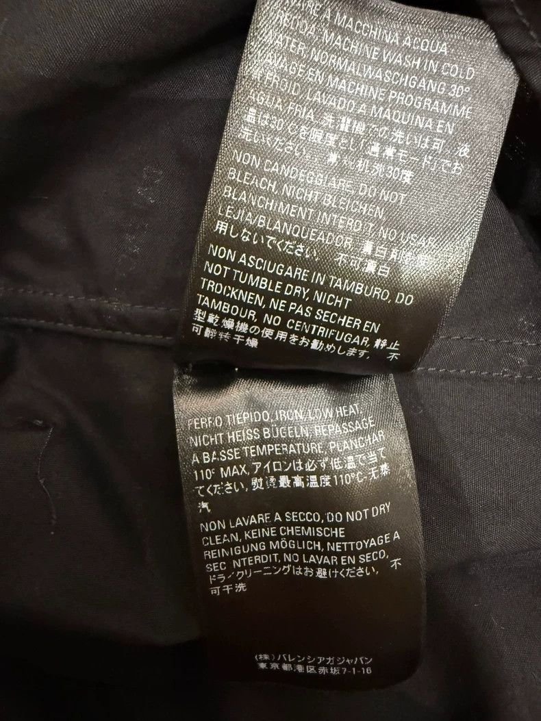 Balenciaga Balenciaga Black Logo Print Shirt - dmc Size US XS / EU 42 / 0 - 6 Thumbnail