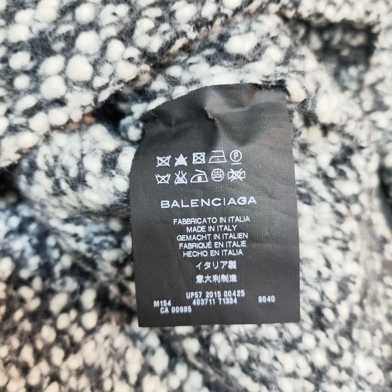 Balenciaga Balenciaga Wool Long Sleeve Gray - dmc Size US S / EU 44-46 / 1 - 4 Thumbnail