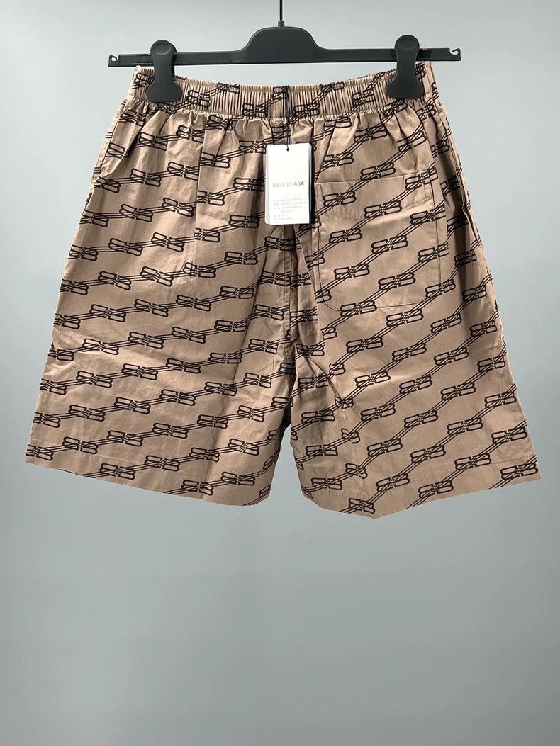Balenciaga Balenciaga Men's Logo Print Casual Shorts - dmc Size US 31 - 5 Thumbnail