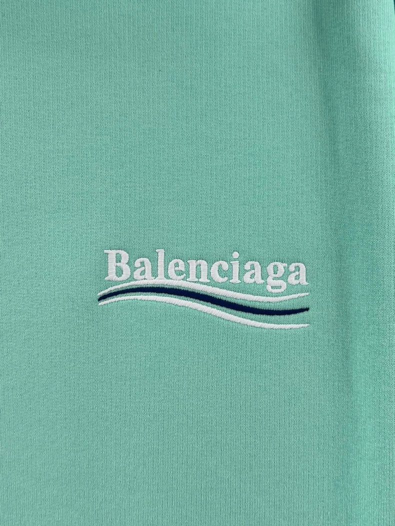 Balenciaga Balenciaga Men's Green Cotton Hoodie - dmc Size US S / EU 44-46 / 1 - 3 Thumbnail