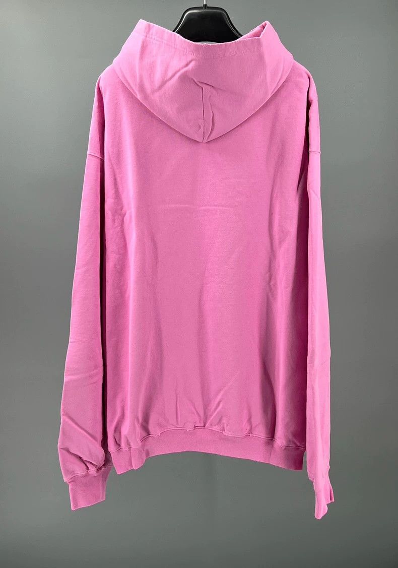 Balenciaga Balenciaga Pink Logo Hooded Sweatshirt - dmc Size US M / EU 48-50 / 2 - 5 Thumbnail