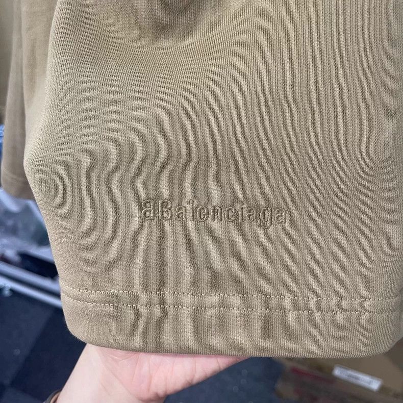 Balenciaga Balenciaga Double Logo Embroidered Shorts - dmc Size US 26 / EU 42 - 3 Thumbnail