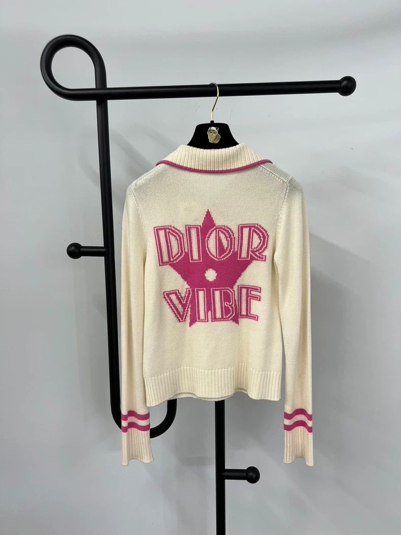 Dior Vibe Star Collar Cashmere Sweater - dmc