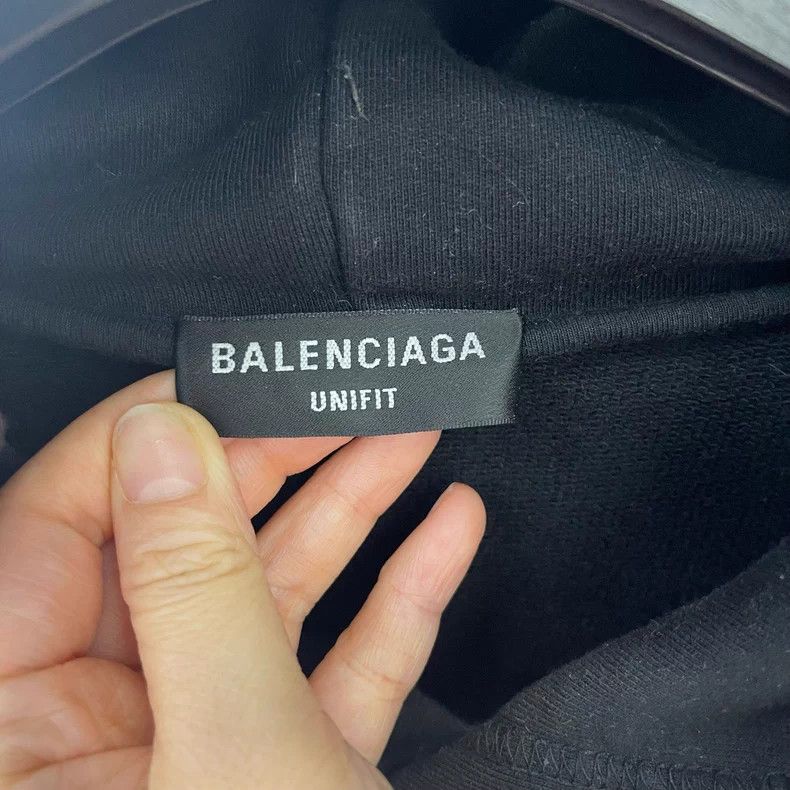Balenciaga Balenciaga Side Stripe Logo Hoodie - dmc Size US M / EU 48-50 / 2 - 4 Thumbnail