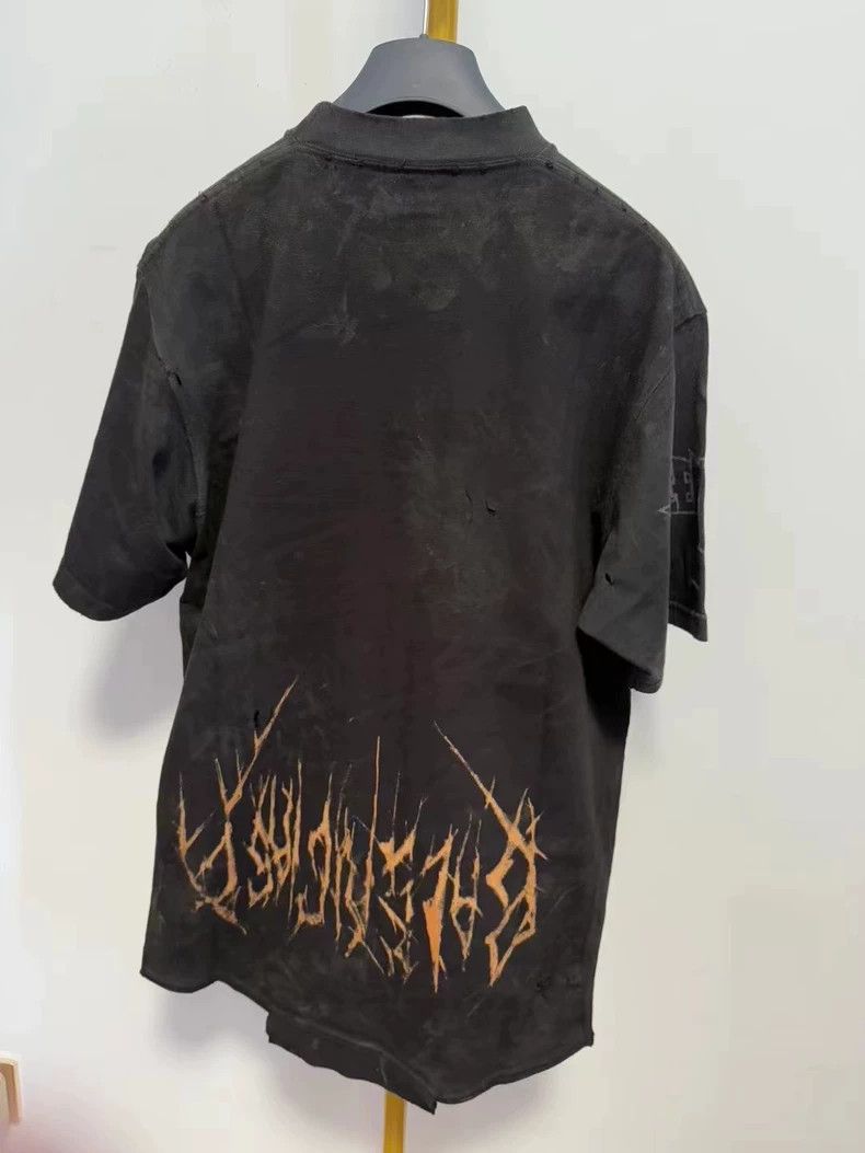 Balenciaga Balenciaga Inverted Tower Letter Tee - dmc Size US L / EU 52-54 / 3 - 2 Thumbnail