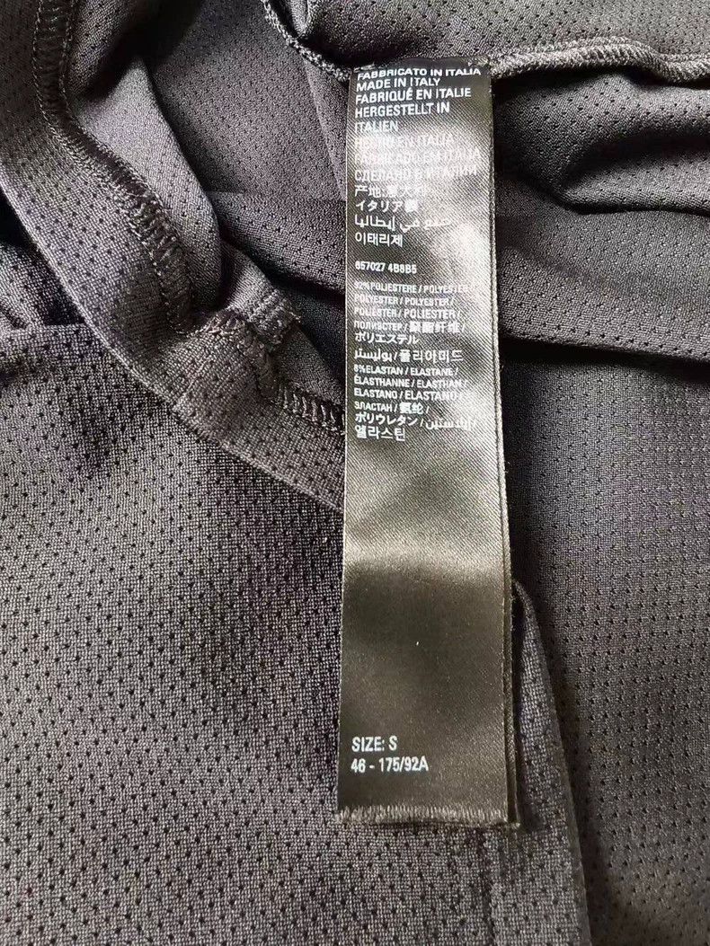Balenciaga Balenciaga Black Mesh Logo Print Tee - dmc Size US S / EU 44-46 / 1 - 4 Thumbnail