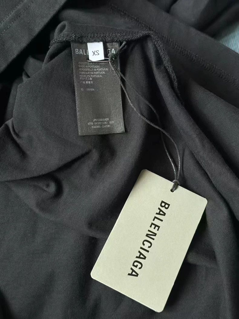 Balenciaga Balenciaga Black Double B Embroidered Tee - dmc Size US S / EU 44-46 / 1 - 3 Thumbnail