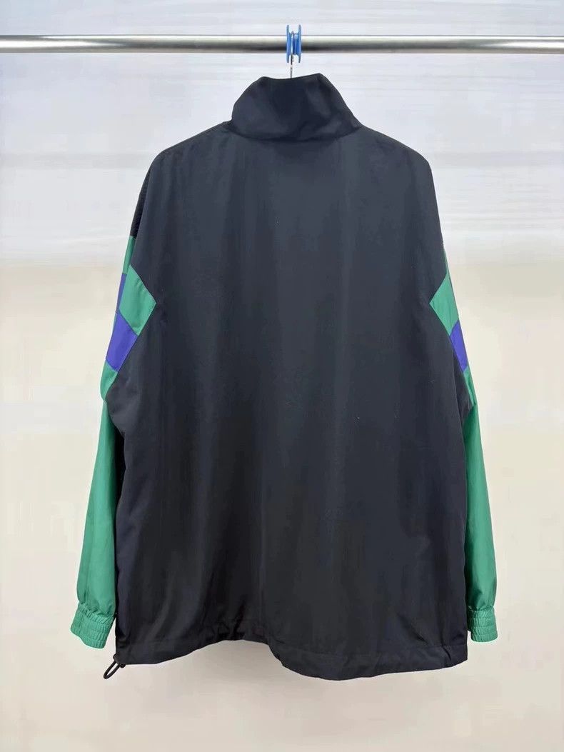 Balenciaga Balenciaga Black Green Logo Zip Jacket - dmc Size US S / EU 44-46 / 1 - 2 Thumbnail