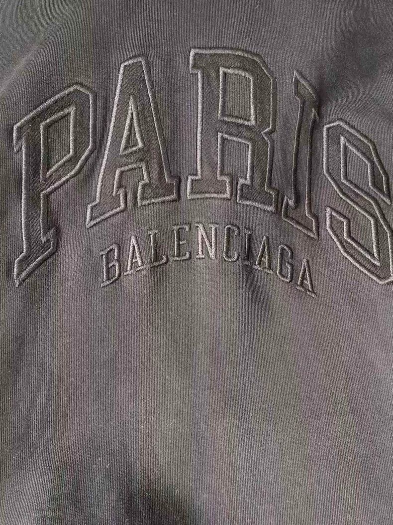 Balenciaga Balenciaga Chest Logo Black Hoodie - dmc Size US S / EU 44-46 / 1 - 3 Thumbnail