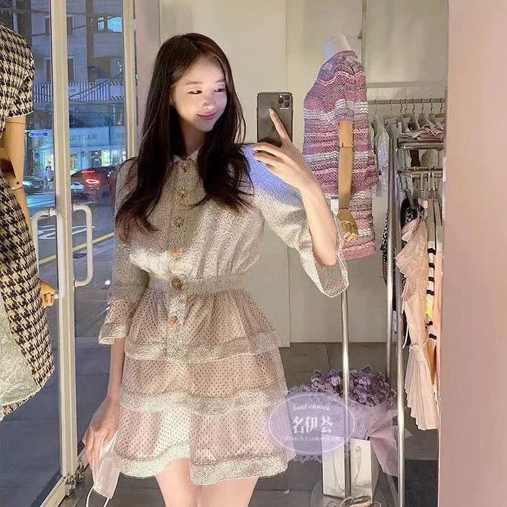Chanel Chanel 20SS Beige Dress F34 - dmc Size US 34 / EU 50 - 8 Thumbnail