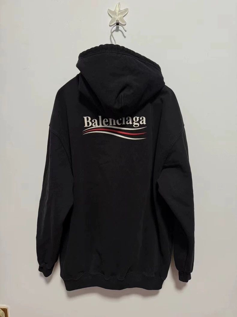 Balenciaga Balenciaga Black Coke Logo Hoodie M - dmc Size US M / EU 48-50 / 2 - 2 Thumbnail