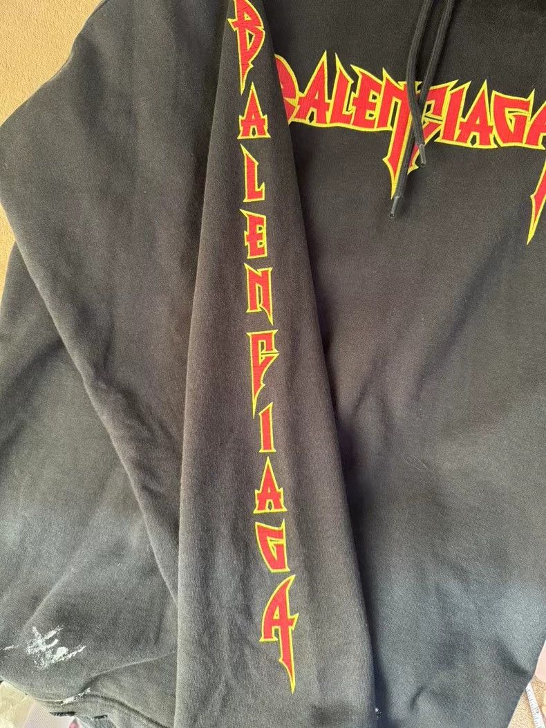 Balenciaga Balenciaga Flame Logo Hoodie - dmc Size US S / EU 44-46 / 1 - 3 Thumbnail