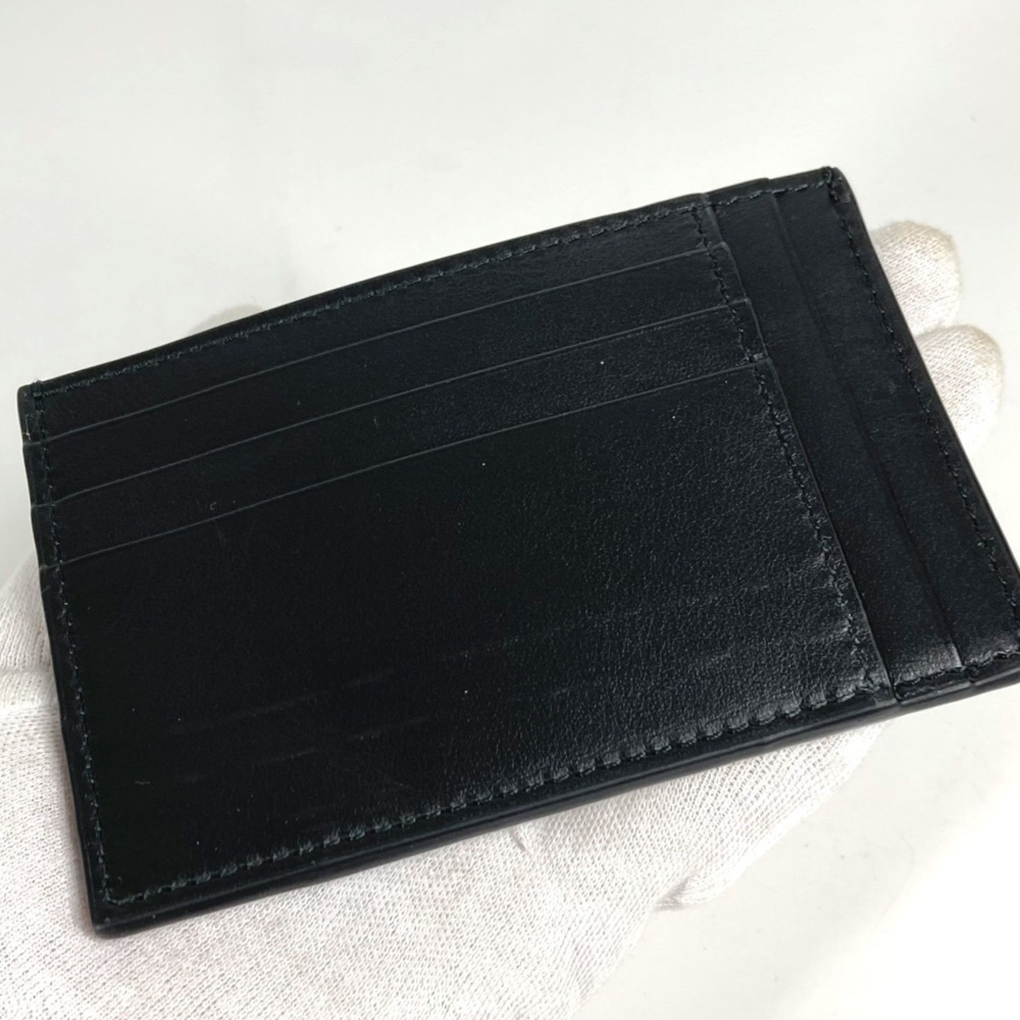 Gucci GUCCI 812681 AAECE Card Case with Logo and Maxi GG Design, Unisex Gray, for Business Cards, Passes, More Size ONE SIZE - 8 Thumbnail