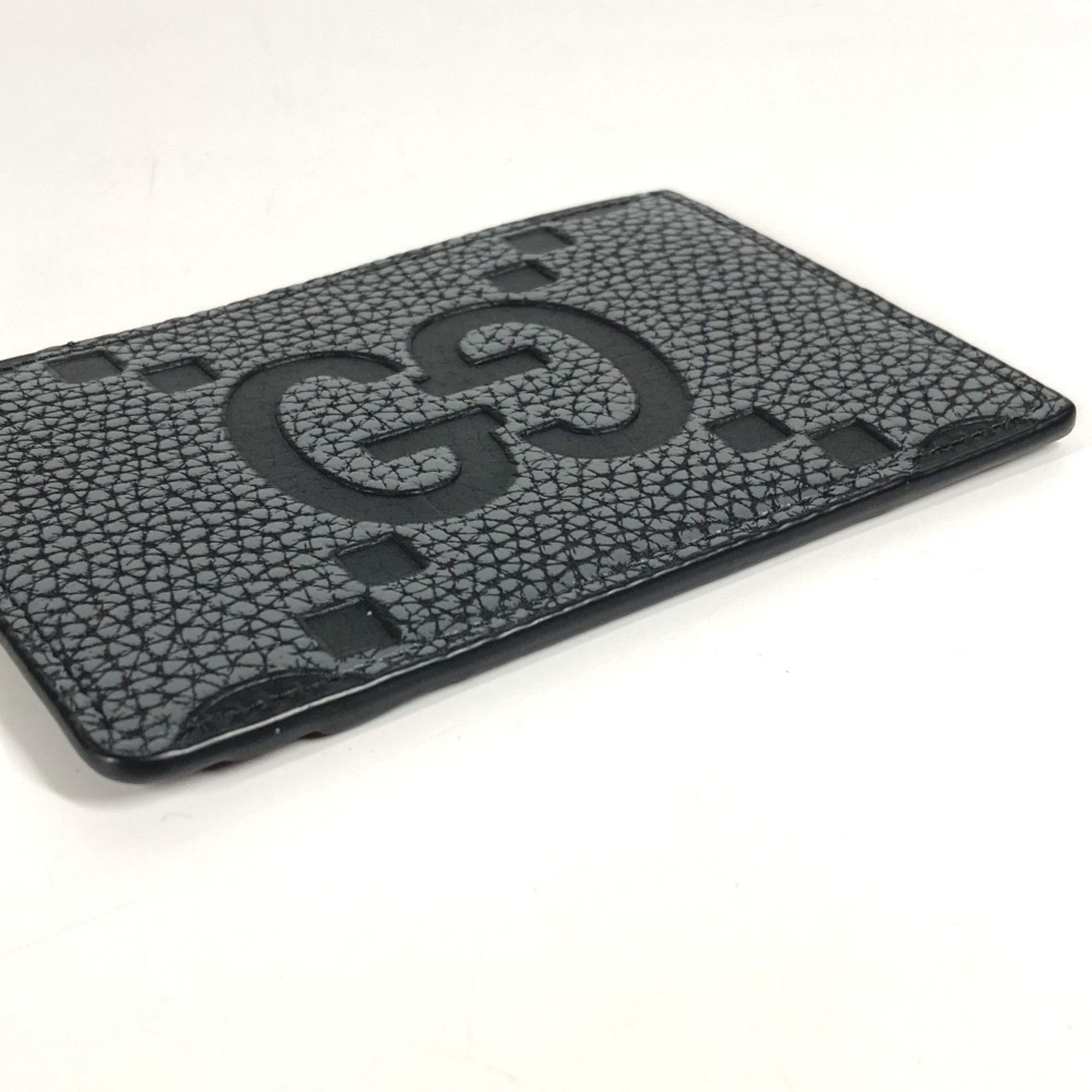 Gucci GUCCI 812681 AAECE Card Case with Logo and Maxi GG Design, Unisex Gray, for Business Cards, Passes, More Size ONE SIZE - 4 Thumbnail