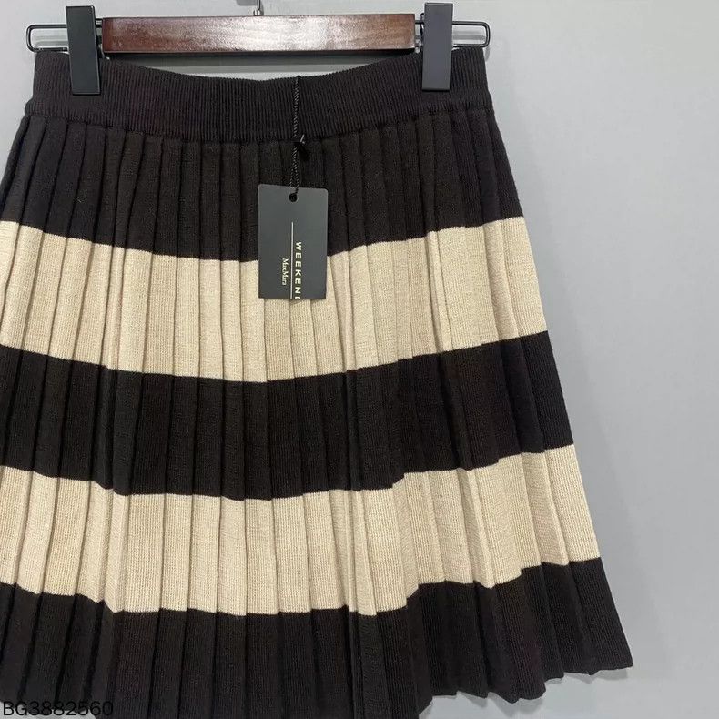 Max Mara MaxMara Striped Casual Mini Skirt Size 24" / US 00 / IT 34 - 3 Thumbnail