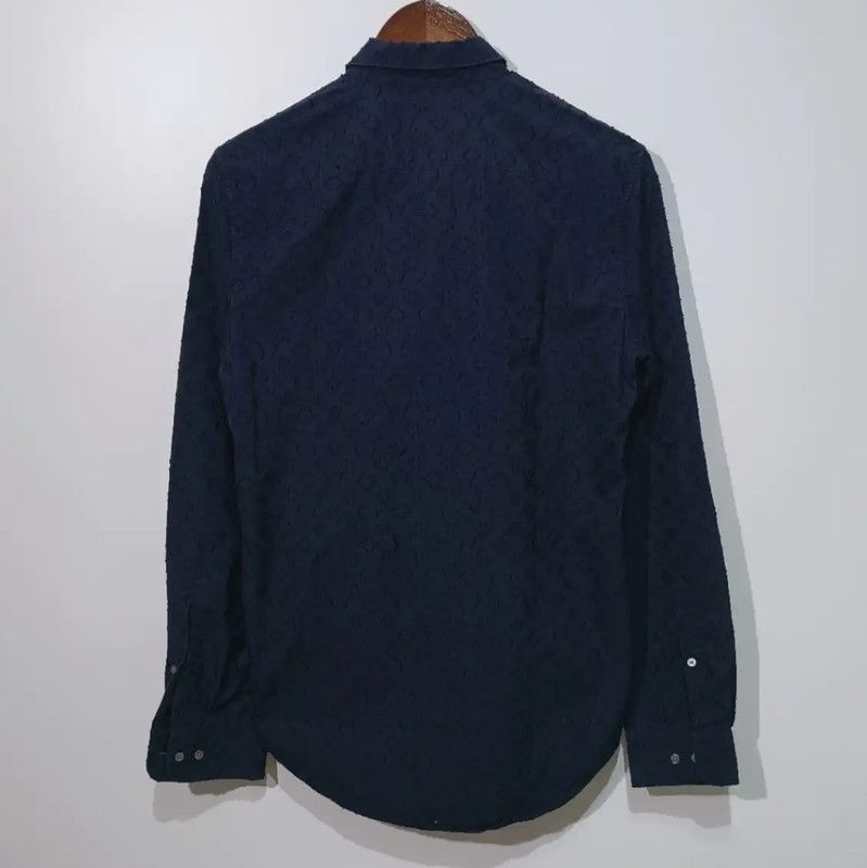 Louis Vuitton Louis Vuitton Navy Cotton Women's Shirt 0089 Size XXS / US 00 / IT 34 - 2 Thumbnail