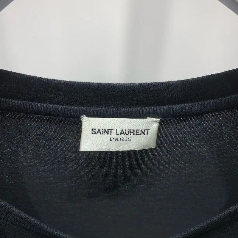 Yves Saint Laurent Saint Laurent Black Women's T-Shirt 0089 Size XL / US 12-14 / IT 48-50 - 3 Thumbnail