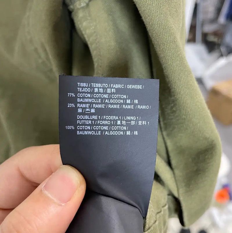 Yves Saint Laurent Saint Laurent Olive Green Cotton Women's Jacket 0089 Size M / US 6-8 / IT 42-44 - 4 Thumbnail