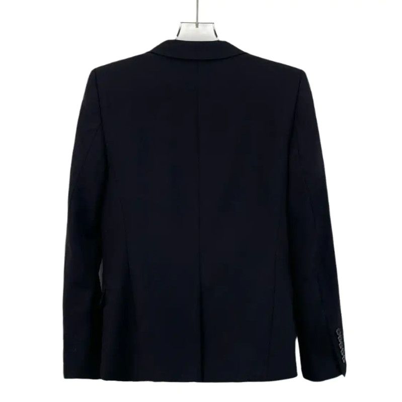 Yves Saint Laurent Saint Laurent Black Wool Women's Jacket 0089 Size XS / US 0-2 / IT 36-38 - 2 Thumbnail