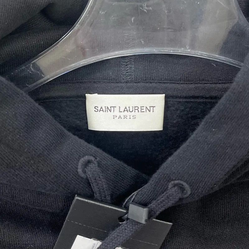 Yves Saint Laurent Saint Laurent Black Women's Hoodie XS 0089 Size XS / US 0-2 / IT 36-38 - 4 Thumbnail