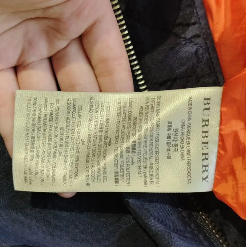 Burberry Burberry XS Women's Navy Polyester Jacket Size XS / US 0-2 / IT 36-38 - 4 Thumbnail