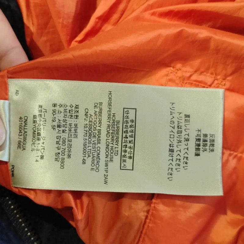 Burberry Burberry XS Women's Navy Polyester Jacket Size XS / US 0-2 / IT 36-38 - 6 Thumbnail
