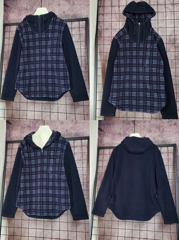 Burberry Burberry Women's Check Pattern Fleece Sweater Size M / US 6-8 / IT 42-44 - 2 Thumbnail