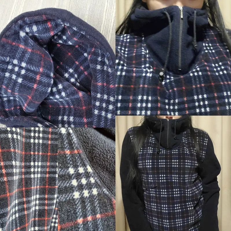 Burberry Burberry Women's Check Pattern Fleece Sweater Size M / US 6-8 / IT 42-44 - 10 Thumbnail