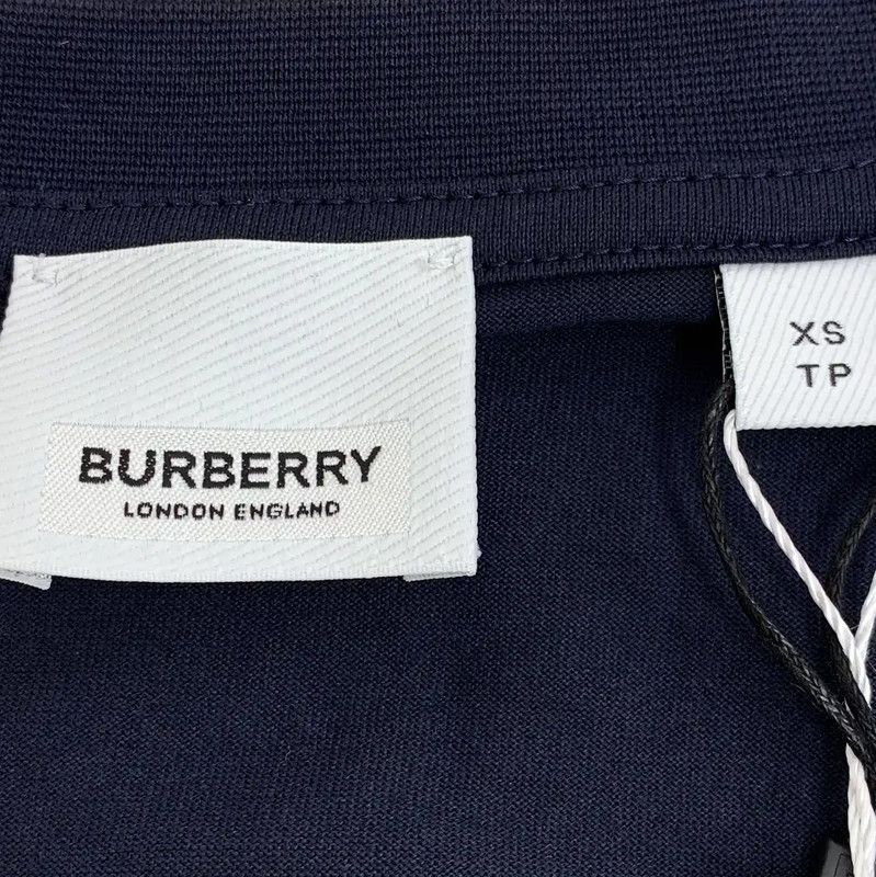 Burberry Burberry Men's Navy Cotton T-Shirt Size XS Size US XS / EU 42 / 0 - 6 Thumbnail
