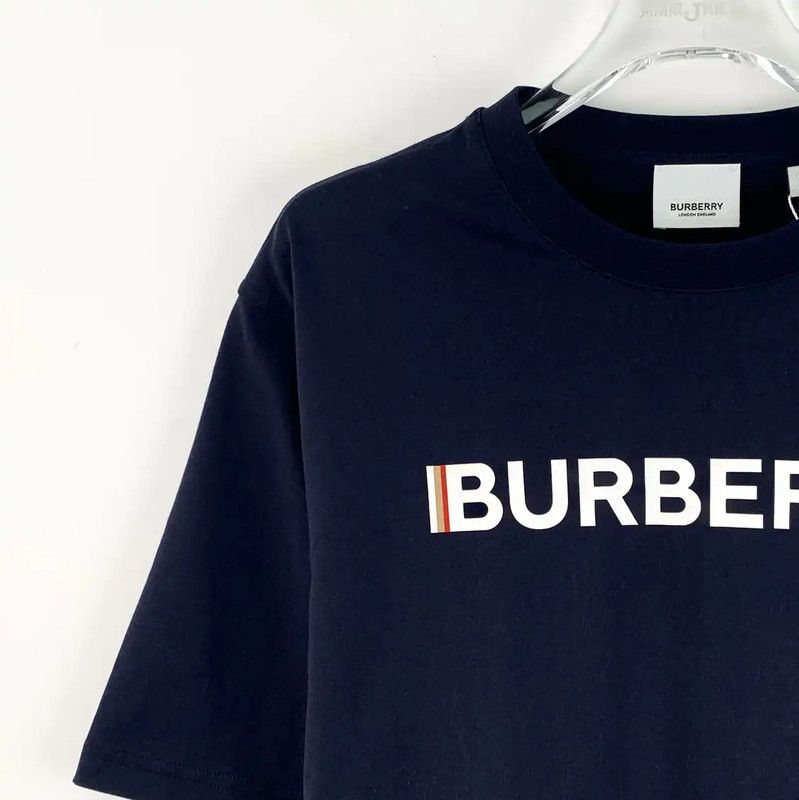 Burberry Burberry Men's Navy Cotton T-Shirt Size XS Size US XS / EU 42 / 0 - 3 Thumbnail