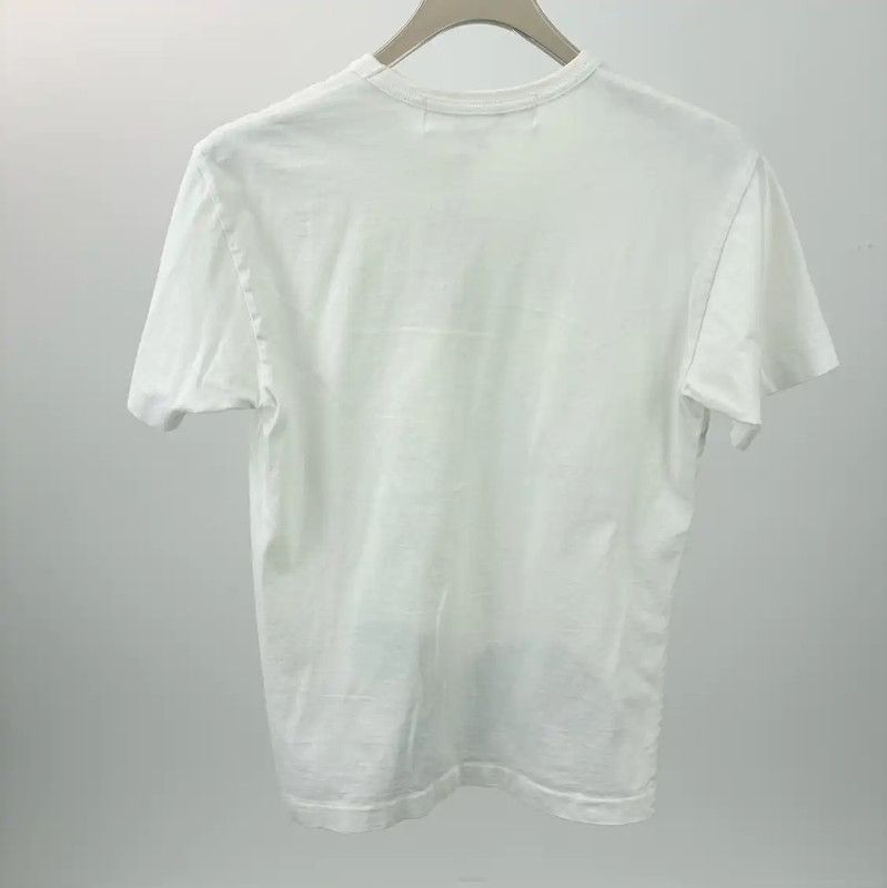 Comme des Garcons COMME des GARÇONS White Men's T-Shirt with Camo Detail 0089 Size US M / EU 48-50 / 2 - 2 Thumbnail
