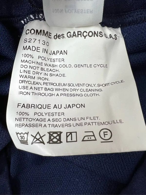 Comme des Garcons COMME des GARÇONS Blue Men's Casual Pants 0089 Size US 27 - 4 Thumbnail