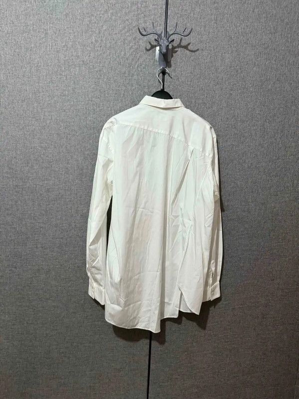 Comme des Garcons Comme des Garçons White Cotton Graphic Shirt 0089 Size US XL / EU 56 / 4 - 2 Thumbnail