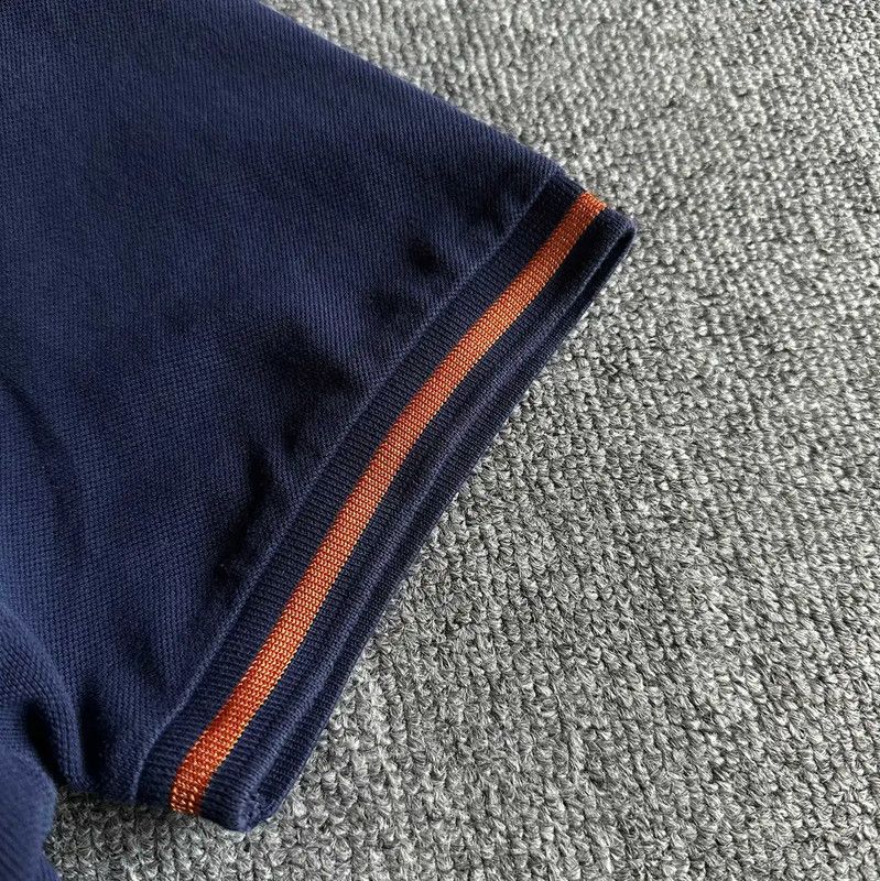 Dior Dior Seasonal Navy Cotton Polo Shirt for Men 0089 Size US XL / EU 56 / 4 - 4 Thumbnail