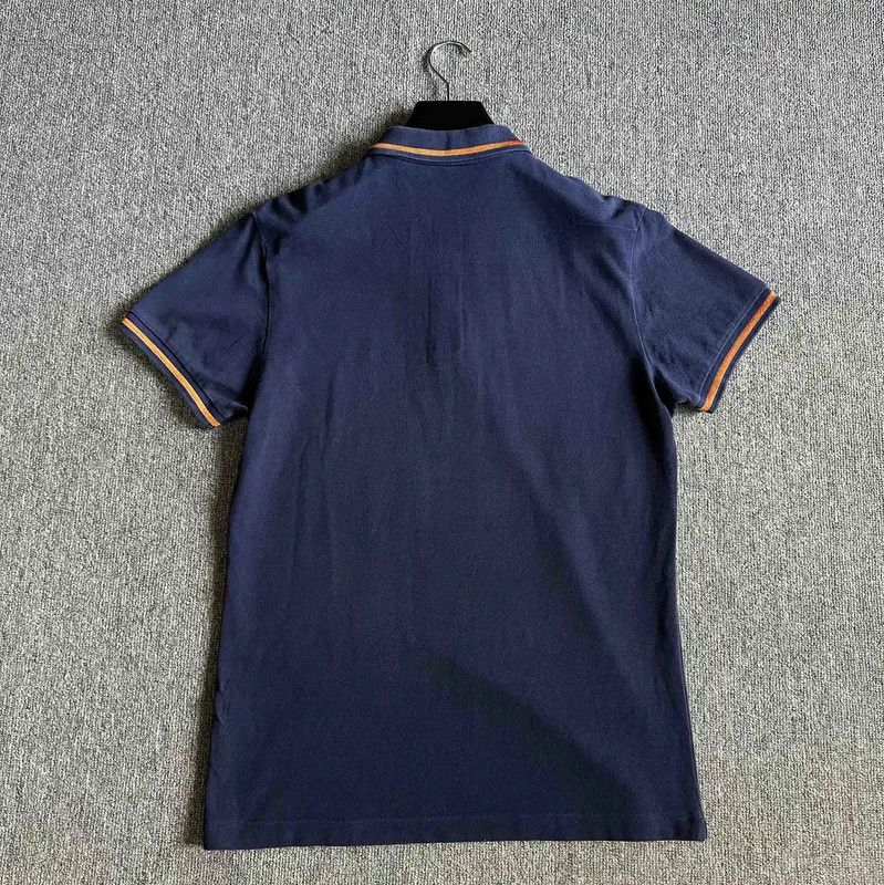 Dior Dior Seasonal Navy Cotton Polo Shirt for Men 0089 Size US XL / EU 56 / 4 - 5 Thumbnail