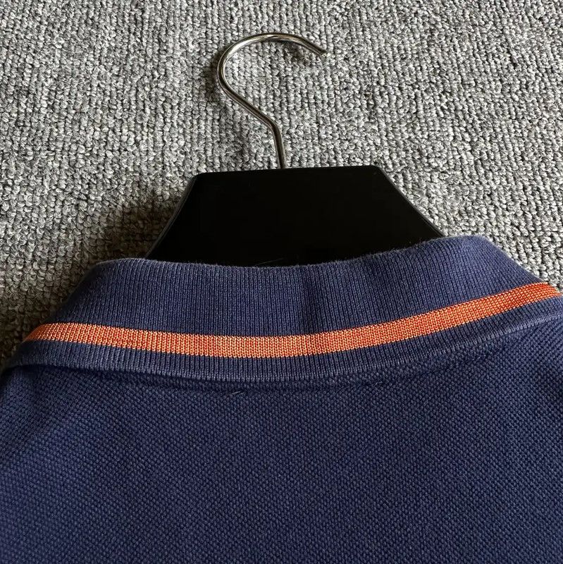 Dior Dior Seasonal Navy Cotton Polo Shirt for Men 0089 Size US XL / EU 56 / 4 - 6 Thumbnail