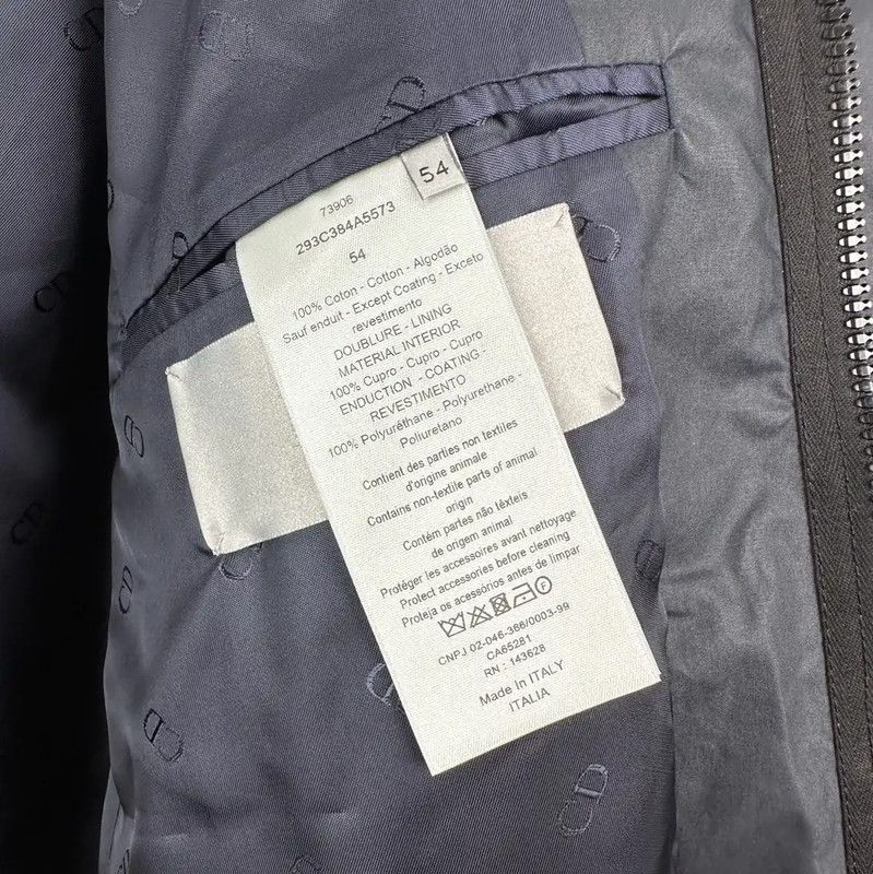 Dior Dior Navy Long Cotton Coat for Men 0089 Size US XL / EU 56 / 4 - 6 Thumbnail