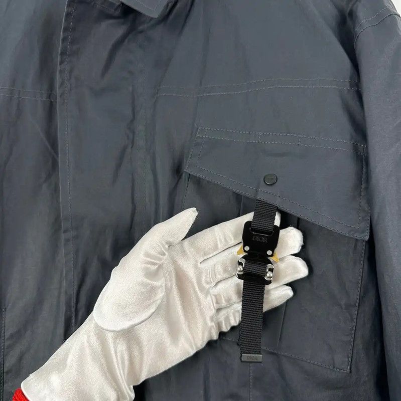 Dior Dior Navy Long Cotton Coat for Men 0089 Size US XL / EU 56 / 4 - 4 Thumbnail