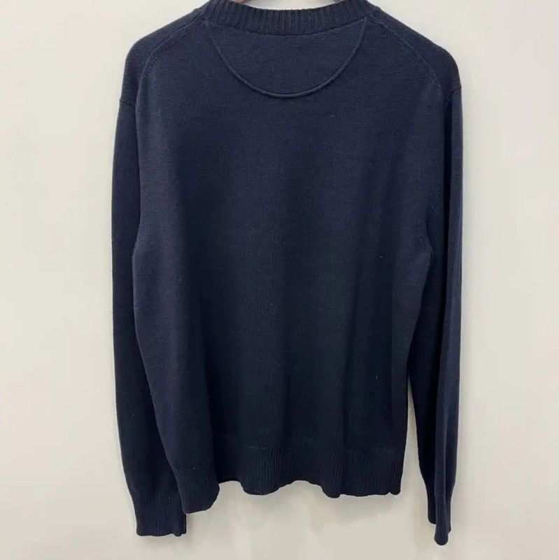 Dior Dior Men's Long Sleeve Navy Cashmere Sweater 0089 Size US M / EU 48-50 / 2 - 8 Thumbnail