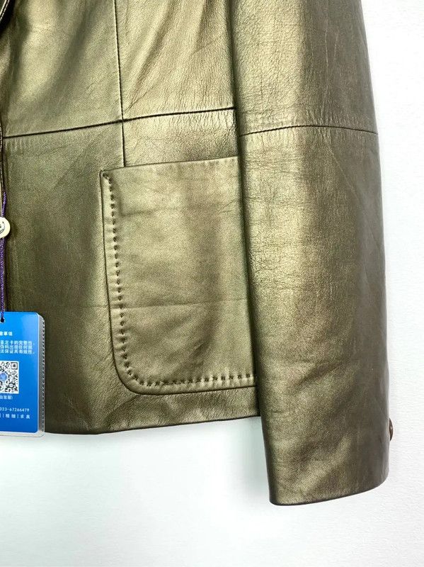 Max Mara MaxMara Green Men's Cotton Jacket 0089 Size US S / EU 44-46 / 1 - 4 Thumbnail