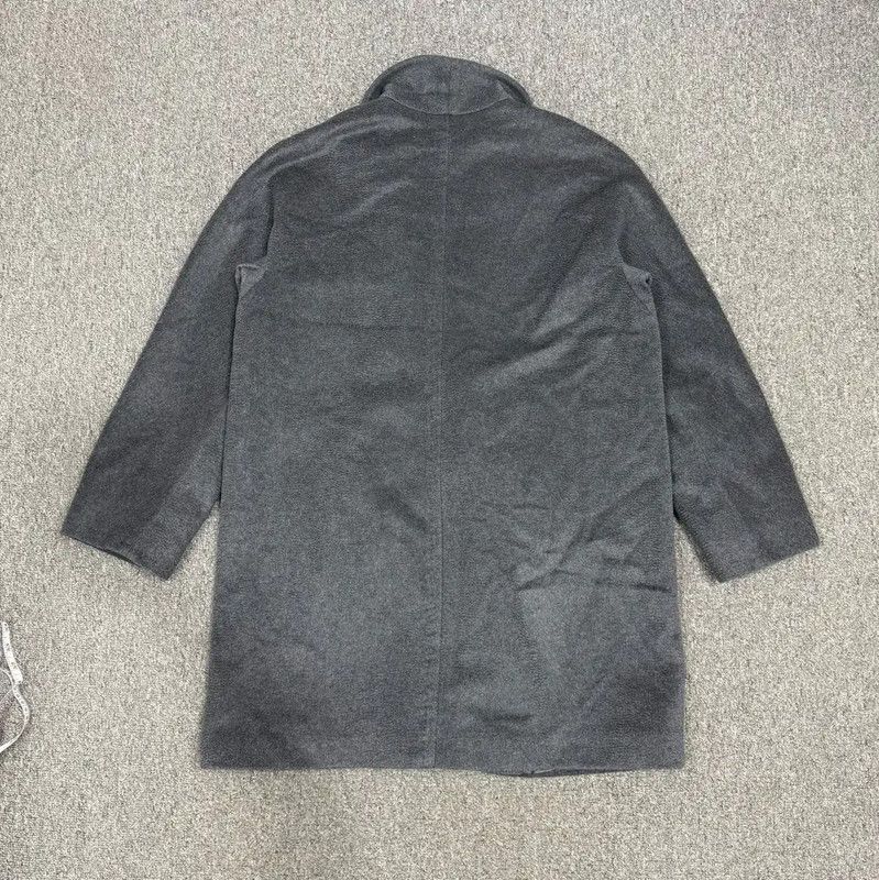 Max Mara MaxMara Men's Gray Polyester Overcoat 0089 Size US M / EU 48-50 / 2 - 2 Thumbnail