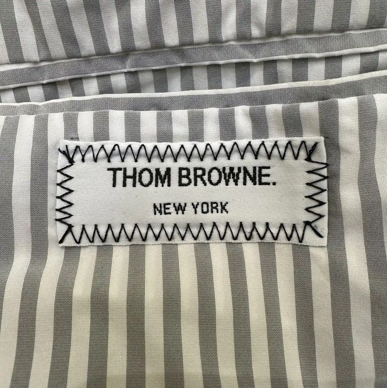Thom Browne Thom Browne Men's Navy Striped Puffer Vest 0089 Size US S / EU 44-46 / 1 - 7 Thumbnail