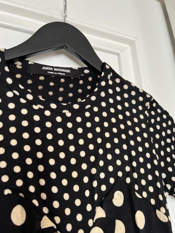 Comme des Garcons COMME des GARÇONS Black Polka Dot T-Shirt 0089 Size M / US 6-8 / IT 42-44 - 3 Thumbnail