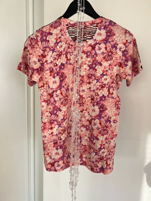 Comme des Garcons COMME des GARÇONS Pink Geometric Print Women's T-Shirt 0089 Size M / US 6-8 / IT 42-44 - 5 Thumbnail