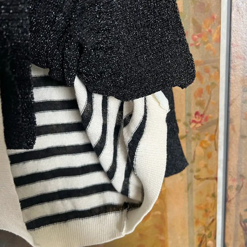 Comme des Garcons COMME des GARÇONS Striped Knit Sweater Size S 0089 Size S / US 4 / IT 40 - 4 Thumbnail