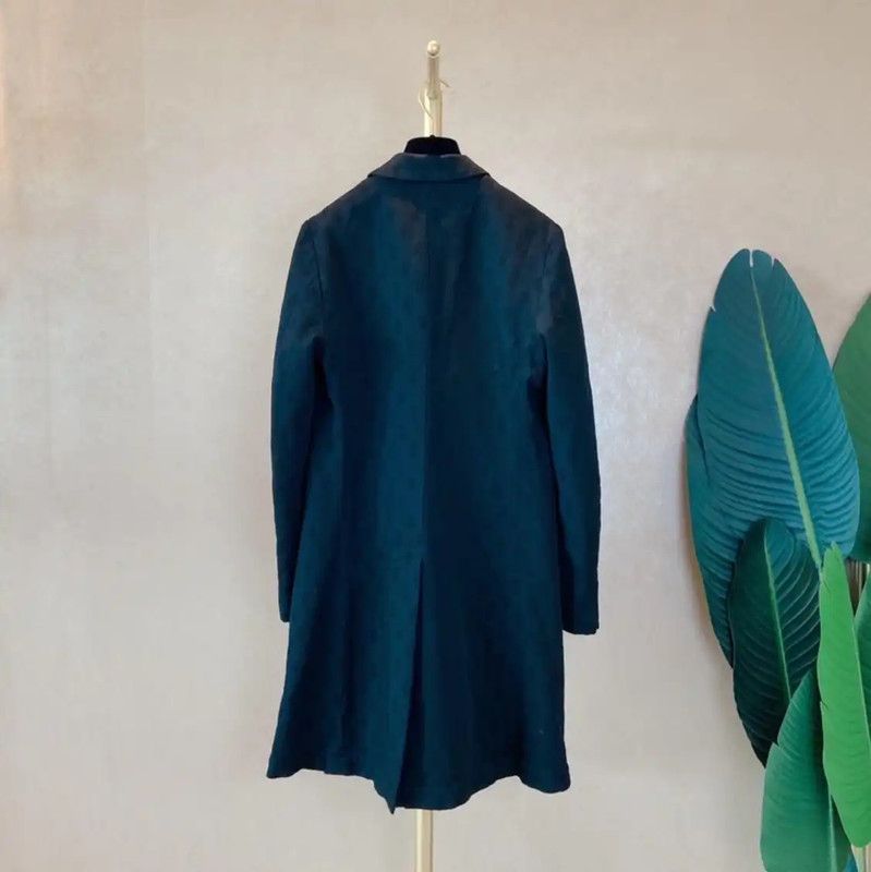 Comme des Garcons COMME des GARÇONS Black Floral Cotton Coat 0089 Size XS / US 0-2 / IT 36-38 - 2 Thumbnail